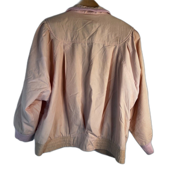 Mulberry Street Vintage Pink‎ Retro Granny Core Button Front Jacket Size Large - Picture 2 of 15